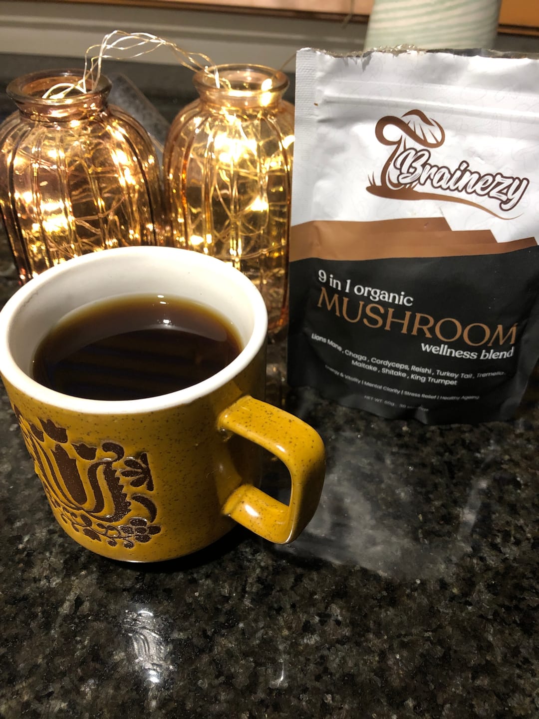 Customer photo review of Brainezy 9in1 Daily Wellness Mushroom Secret- 30 Servings