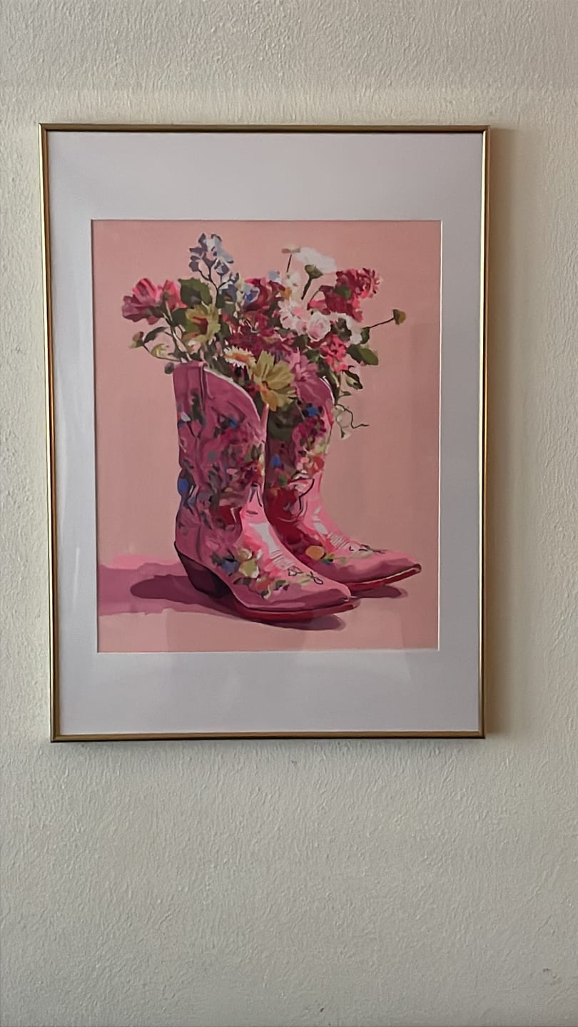Customer photo review of Cowboylaarzen met bloemen