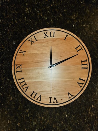 Customer photo review of Wall Clock Set - January