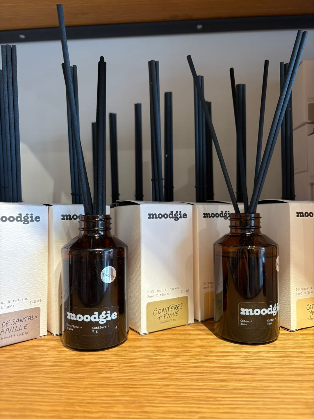 Customer photo review of Diffuseur à roseaux - Poire + Cassis
