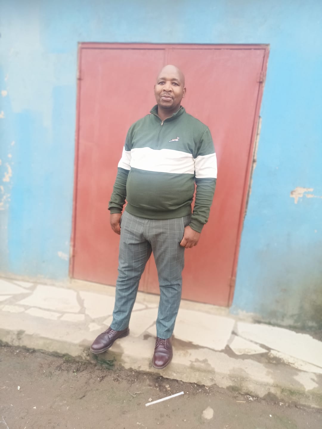 Customer photo review of Springboks Classic Hoop Quarter Zip-OS Green