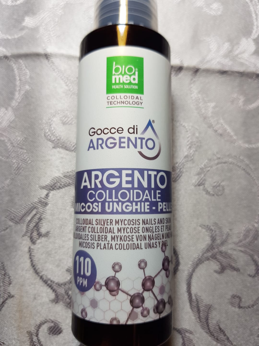 Customer photo review of Argento colloidale Micosi unghie - pelle 110 ppm - 100ml