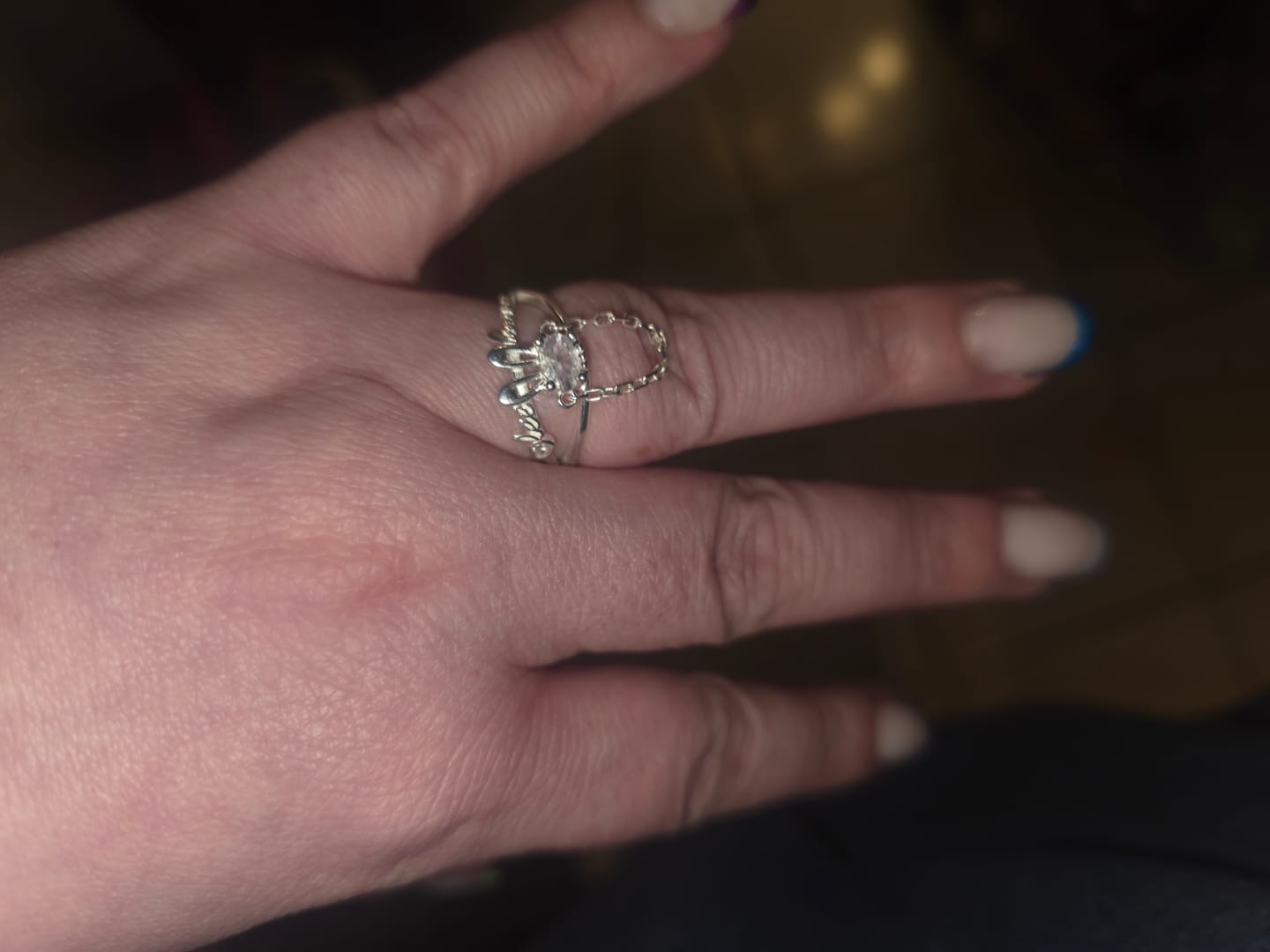 Customer photo review of Leeknow bunny ring