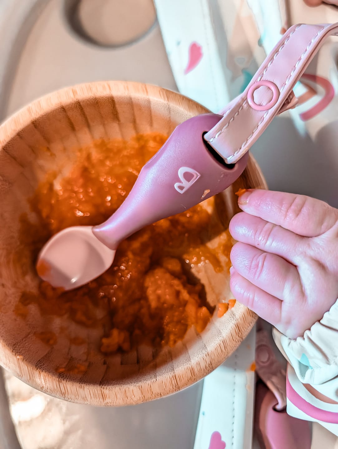 Customer photo review of NEW Attachable Weaning Cutlery