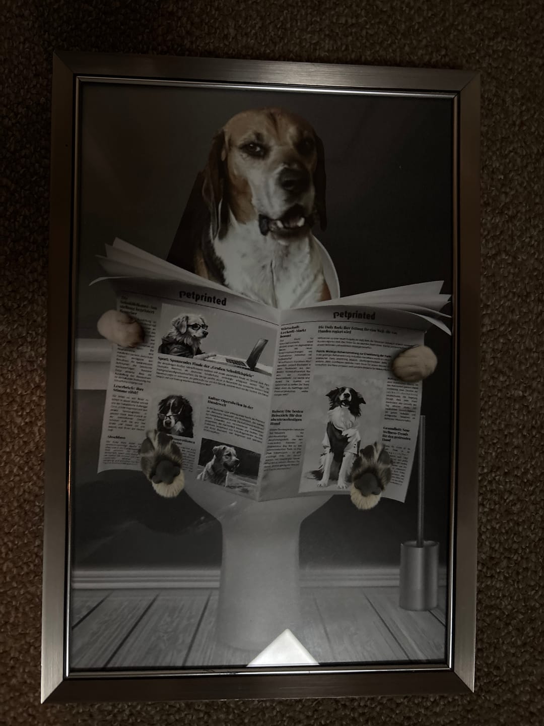 Customer photo review of Wichtige Sitzung - Individuelles Poster