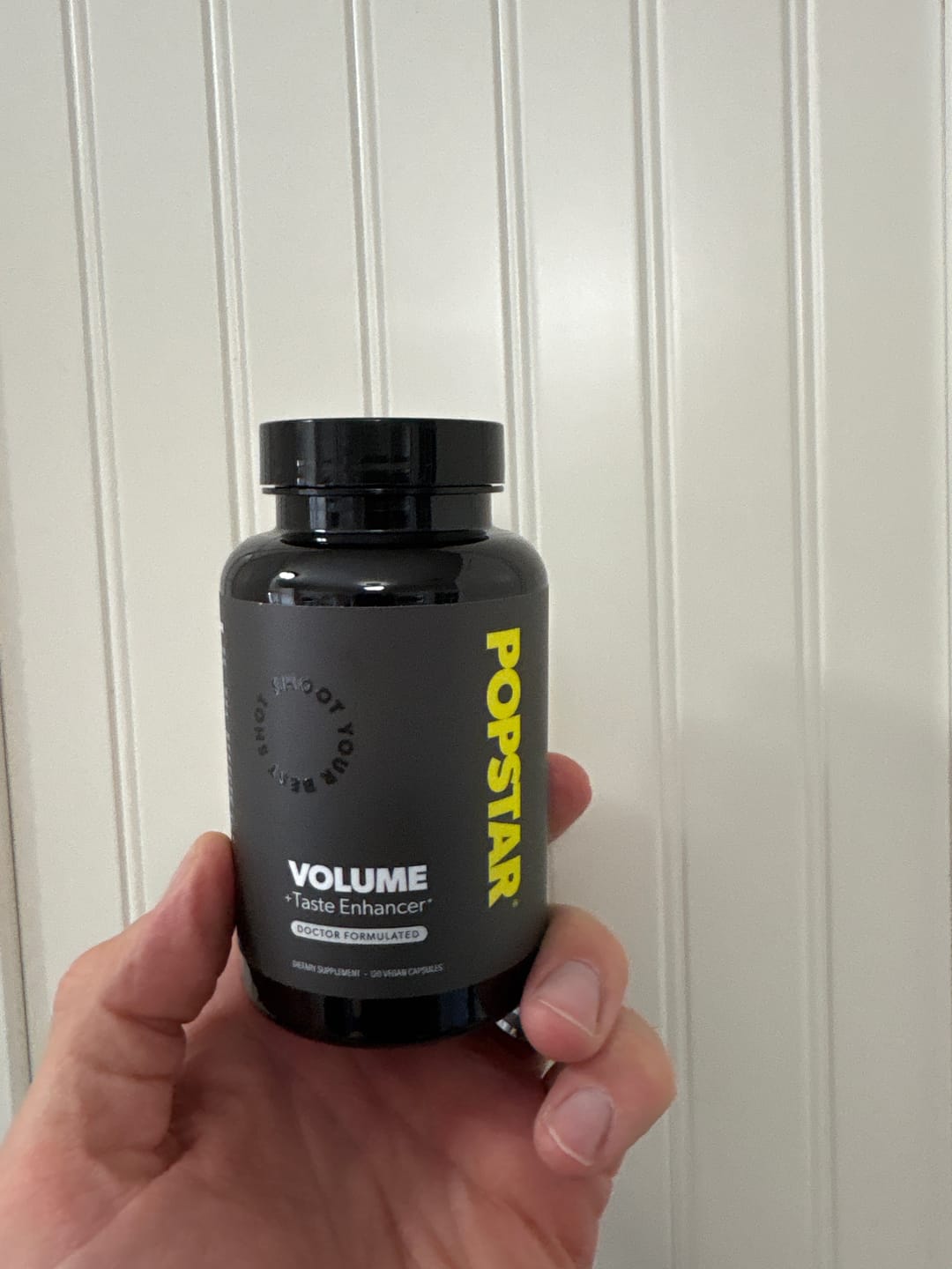Customer photo review of Popstar Volume + Taste | 1 Month