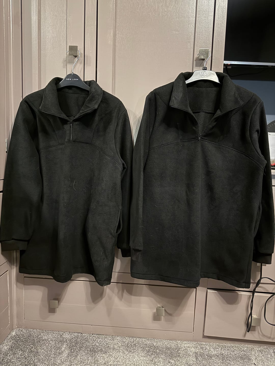 Customer photo review of Plain Anti Pill Polar Fleece Fabric