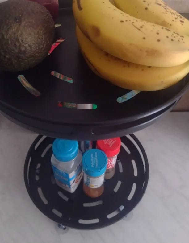 Customer photo review of DOESS Spice Rack Arco -3 Layers