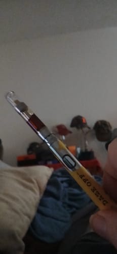 Customer photo review of THC HOLY GRAIL OG Full Spectrum 510 Thread Vape Cartridge 1000mg 1 gram