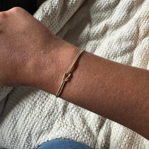 Customer photo review of Forever Knot Bracelet