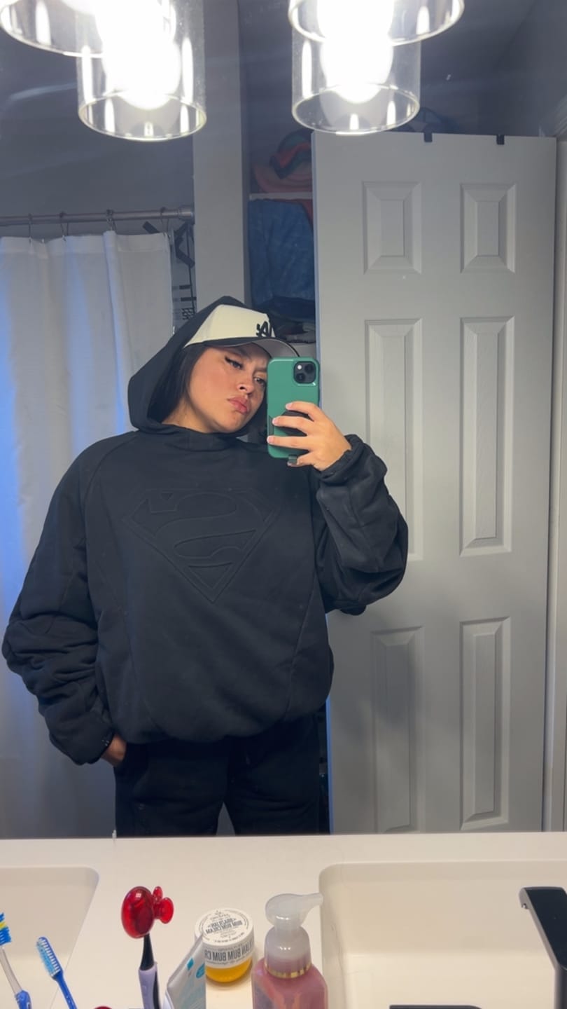Customer photo review of 5094 - Superman Shield Hoodies