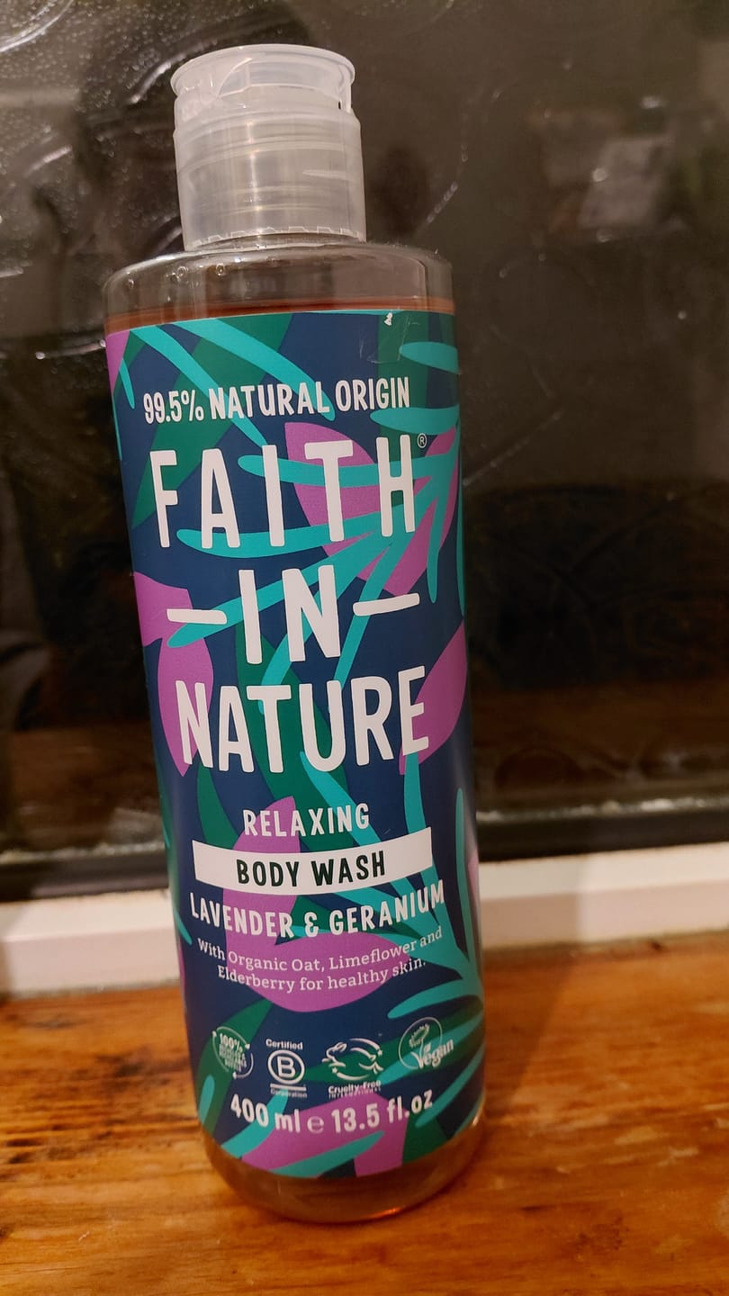Customer photo review of Faith In Nature Lavender & Geranium Body Wash 400ml