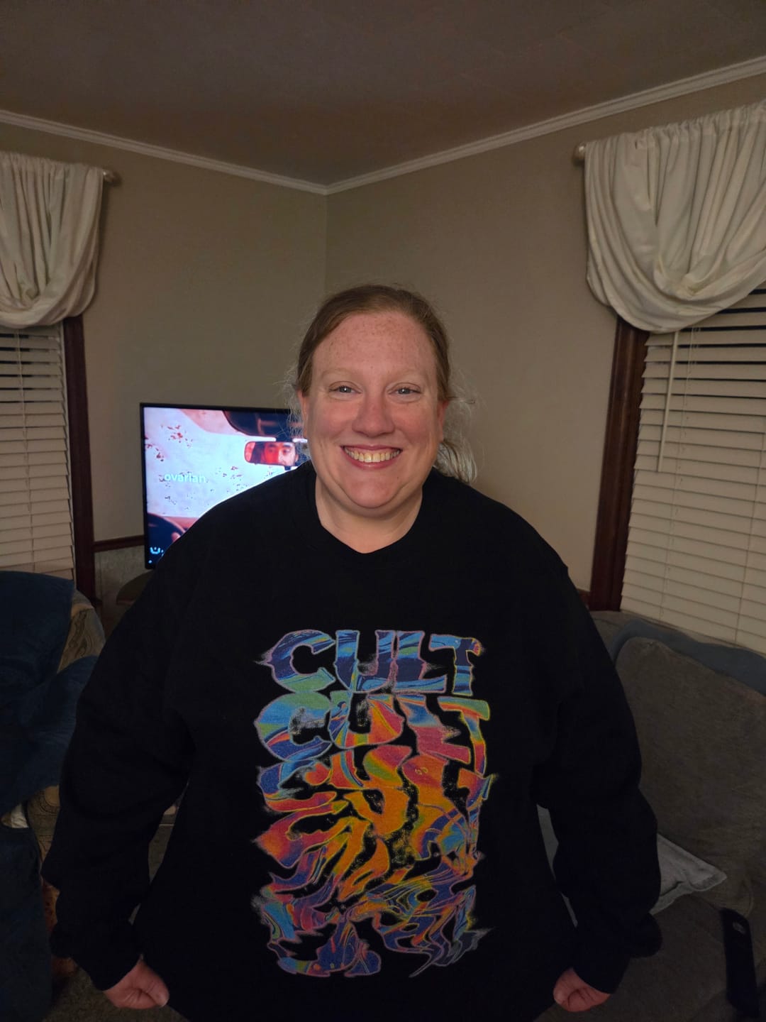 Customer photo review of Cult Cult Cult Sweatshirt