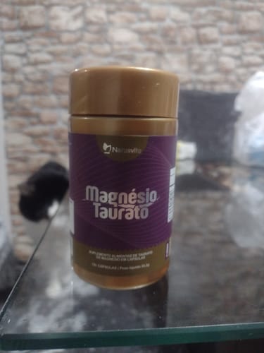 Customer photo review of Magnésio Taurato Puro. 120 cápsulas
