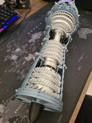 Customer photo review of Turbojet/Turbofan Engine - E01