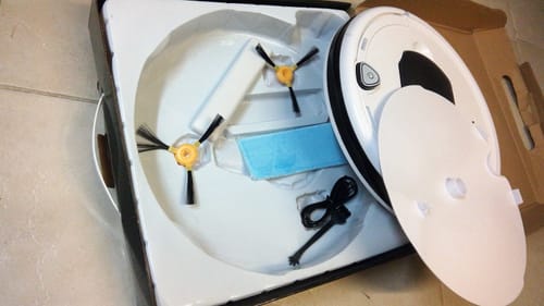 Customer photo review of HOME BUDDY –  3 in 1 Saugroboter mit Wischfunktion