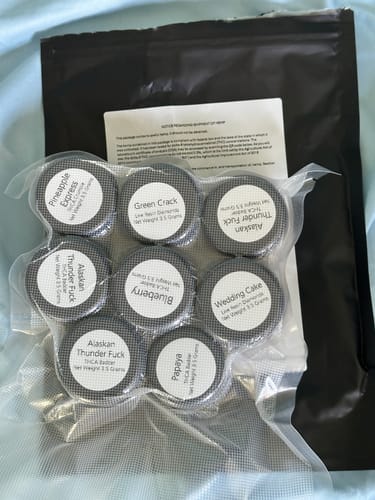 Customer photo review of Blueberry | THCA Badder
