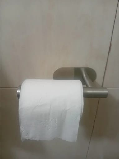 Customer photo review of Toilet Paper Holder Silhouette -Black