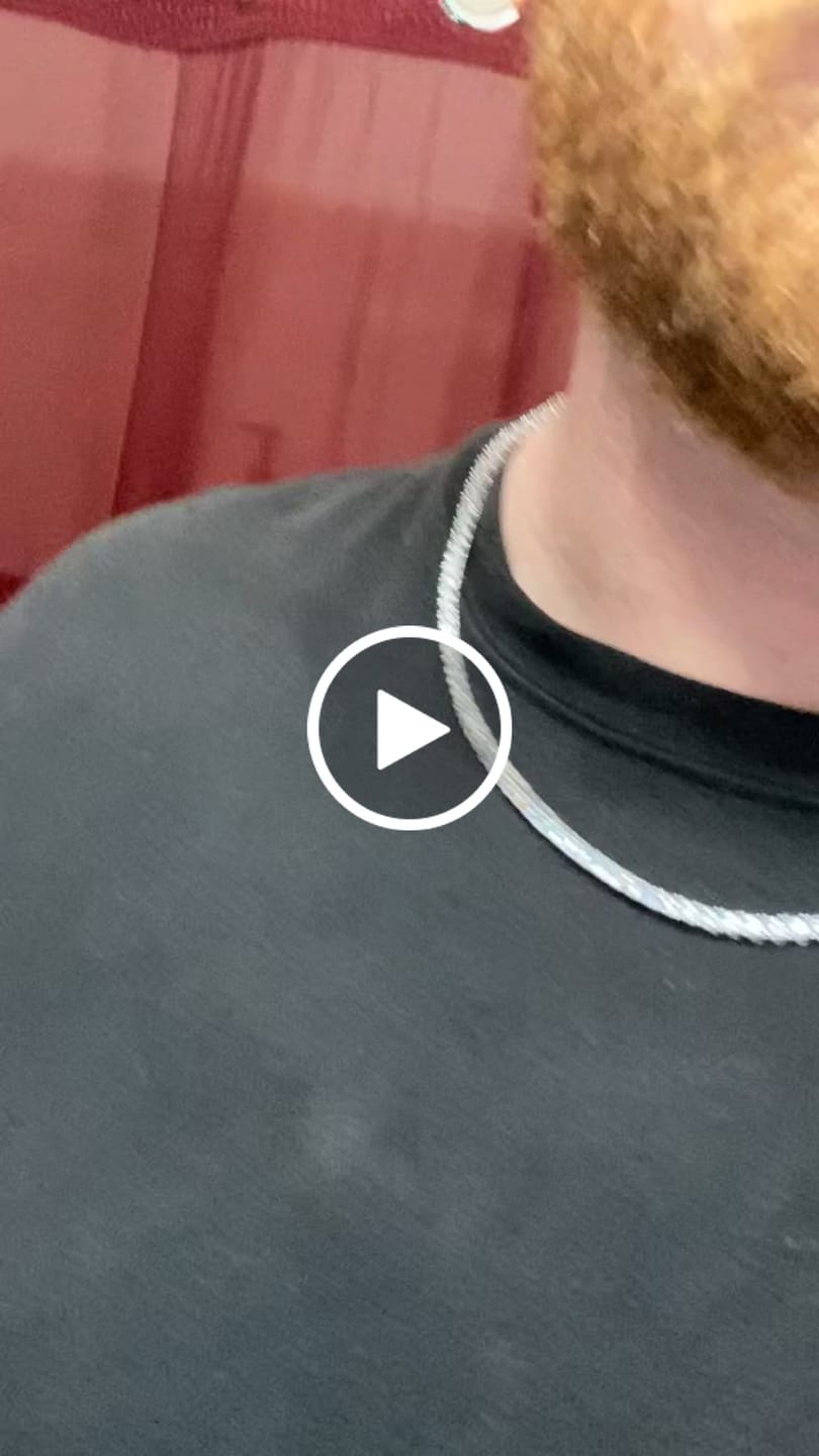 Customer video review of VVS Tennis Chain 14K Gold (ALL SIZES)