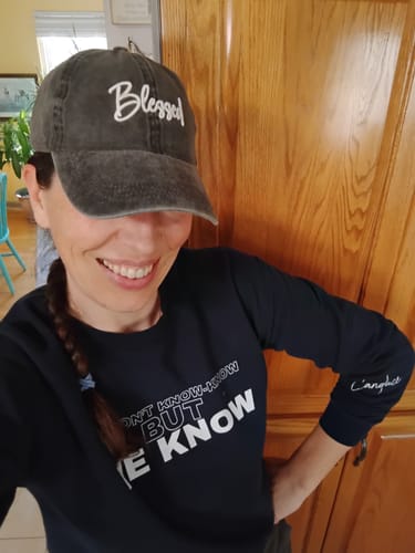 Customer photo review of We Know Crewneck