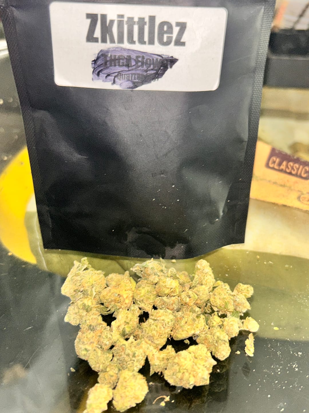 Customer photo review of Zkittlez THCA Flower