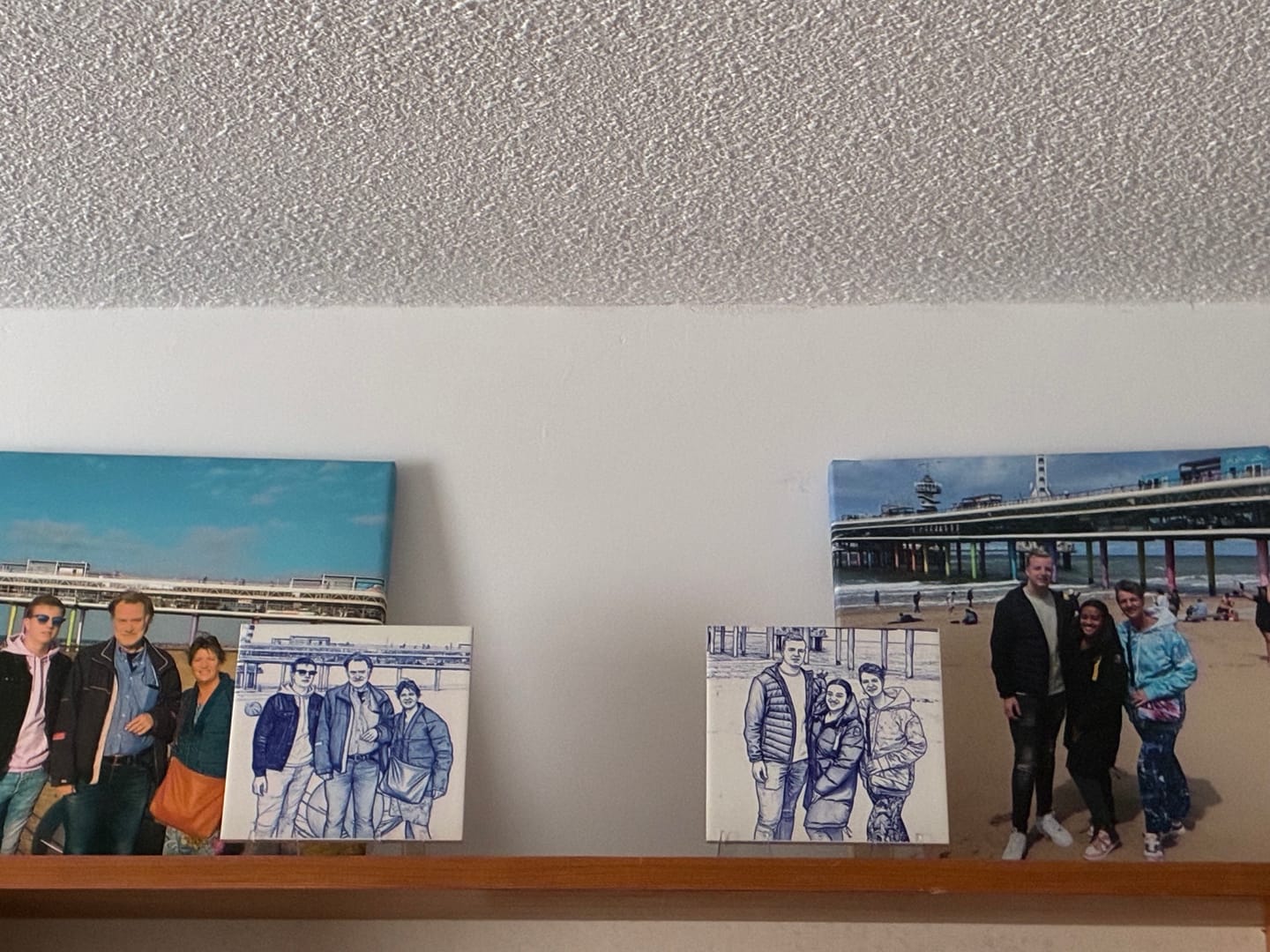 Customer photo review of Delfts Blauw tegeltje bedrukken met jouw foto