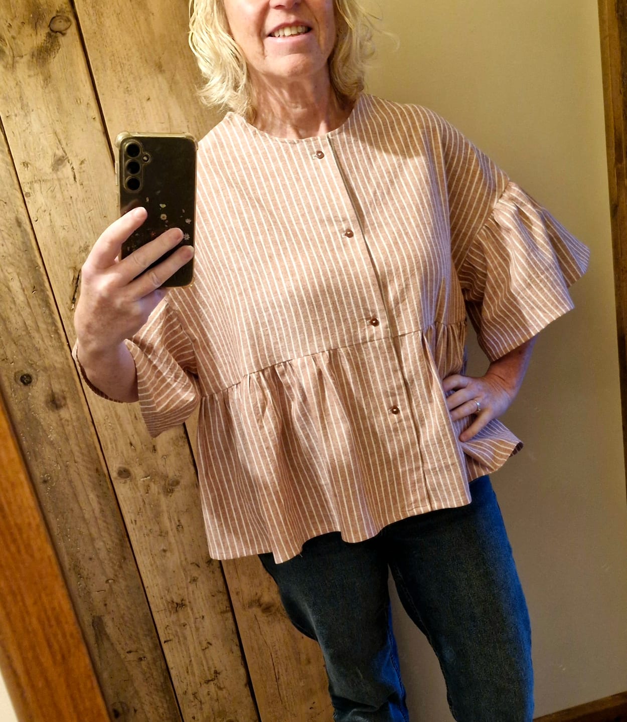 Customer photo review of Cotton Linen Fabric
