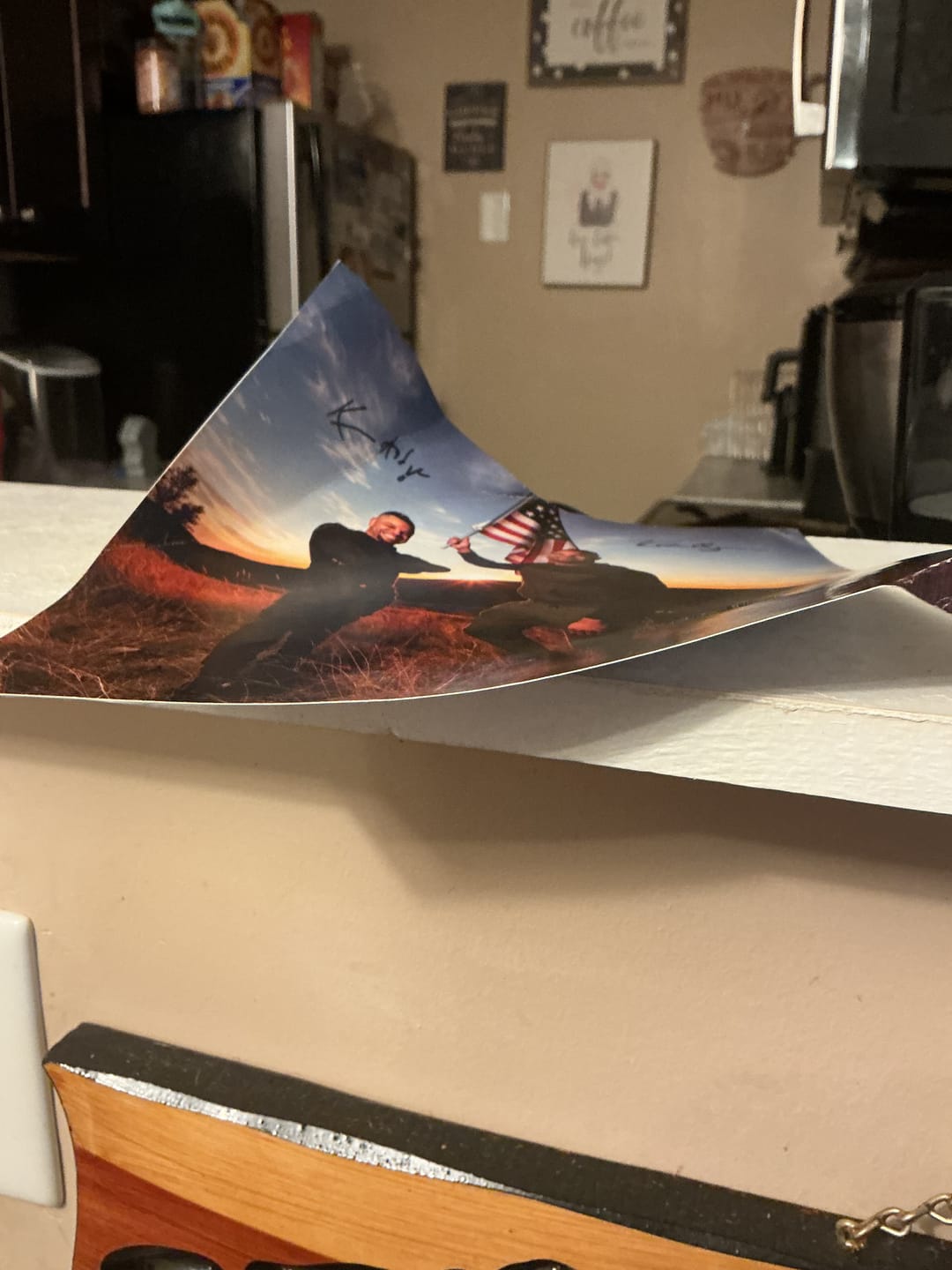 Customer photo review of Limited Edition Signed Hodgetwins Photos