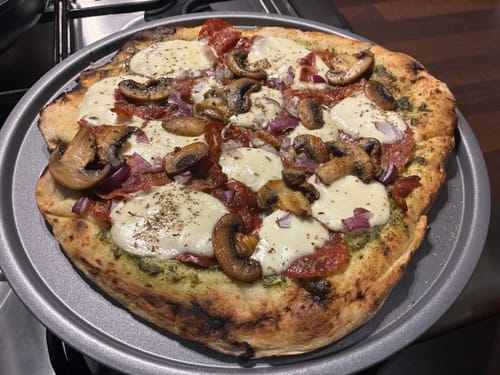 Customer photo review of Sourdough Pizza Bases