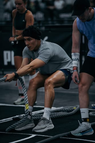 Customer photo review of Artial Performance Tee - Light Gray