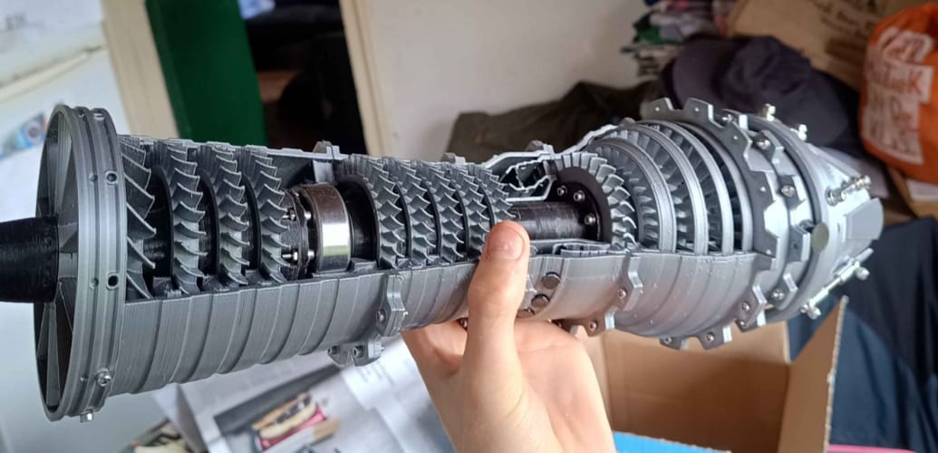 Customer photo review of Turbojet/Turbofan Engine - E01