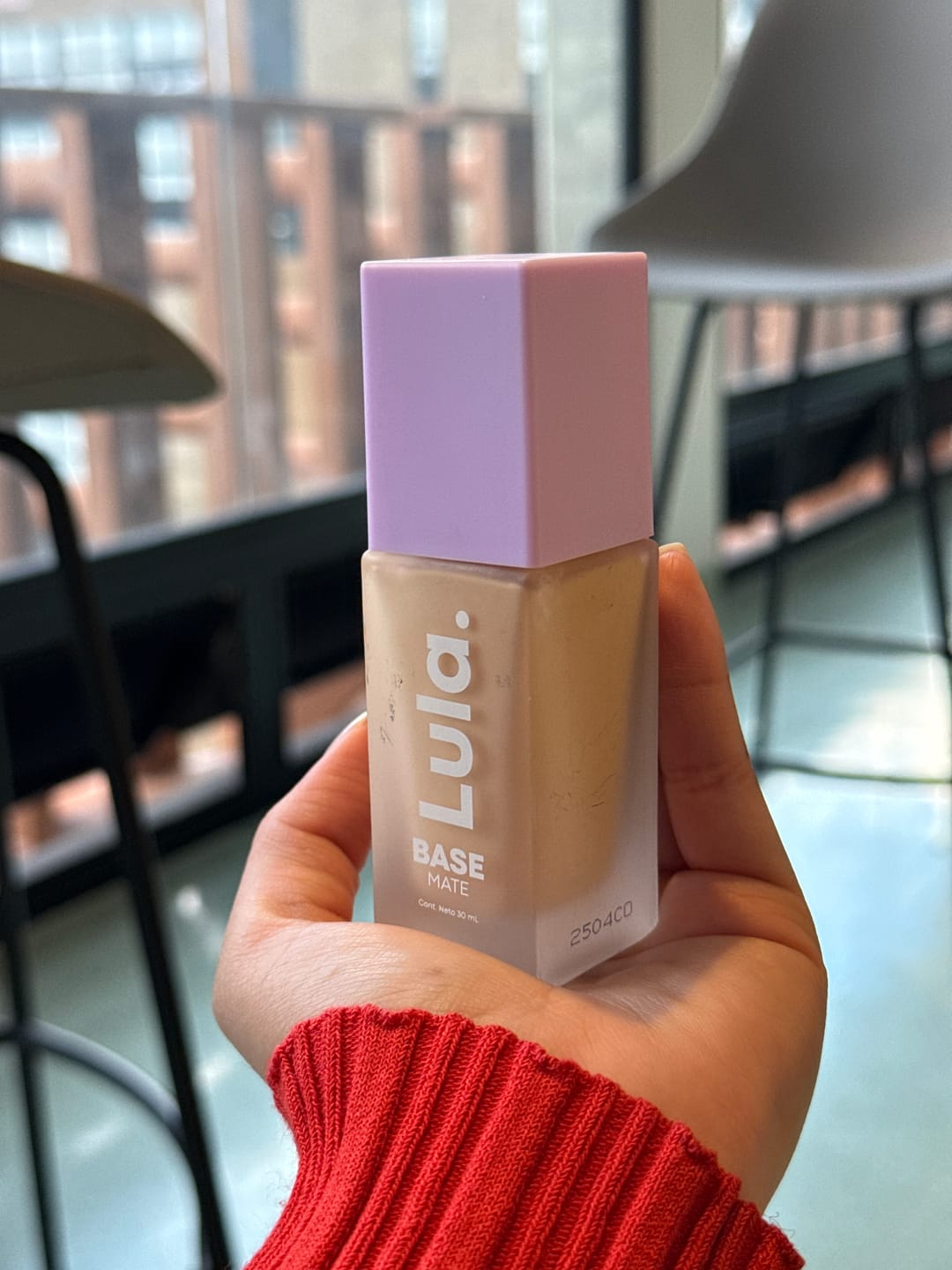 Customer photo review of BASE LÍQUIDA MATE