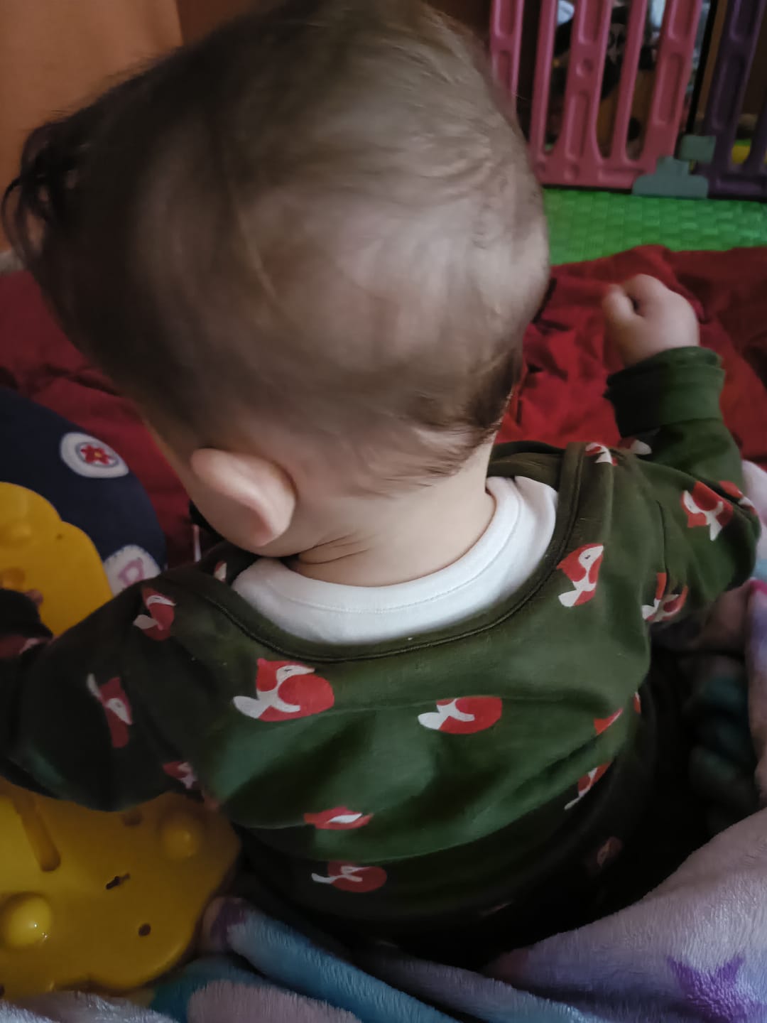 Customer photo review of Little Fox Organic Romper Playsuit