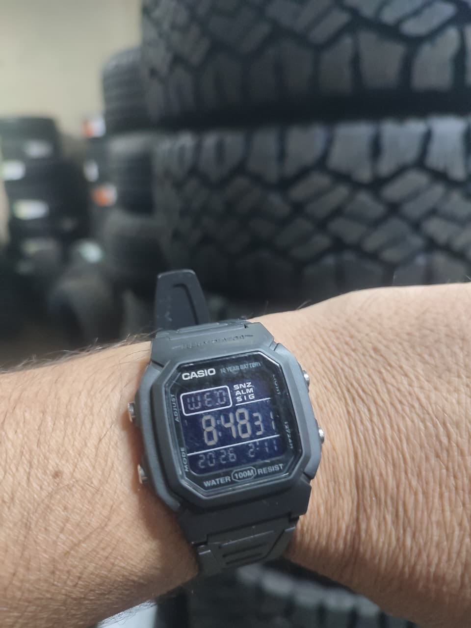 Customer photo review of Reloj Casio Vintage W-800H-1B Negro Pantalla Negativa