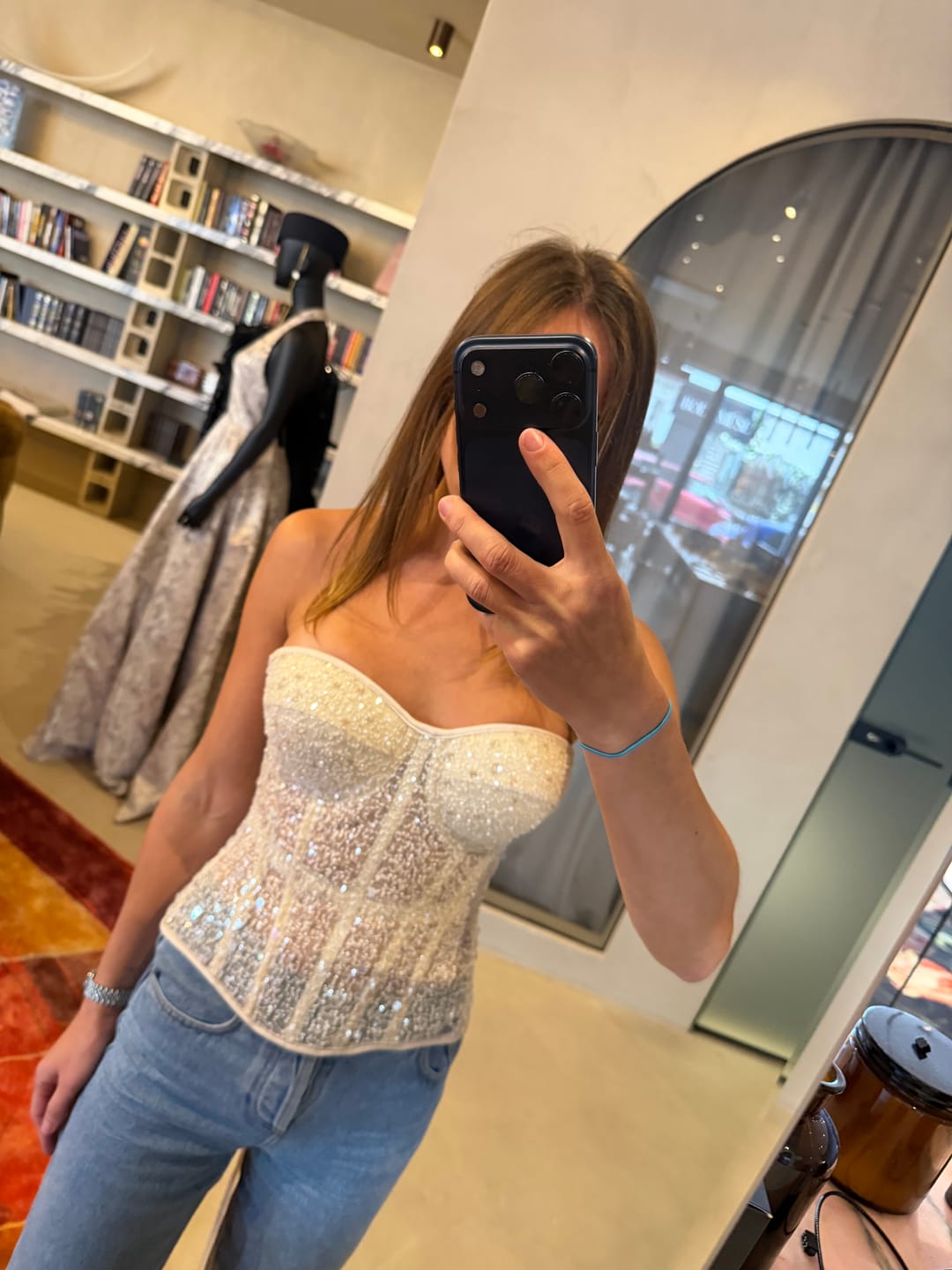 Customer photo review of Solène Shinny Corset