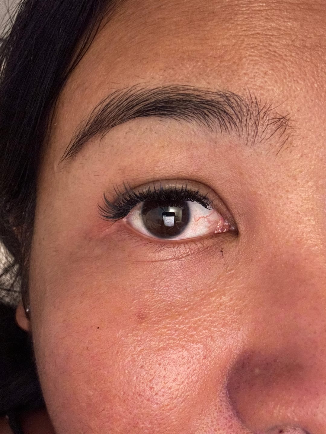 Customer photo review of Infinaluxe Customisable Lash Extensions (4 rows)