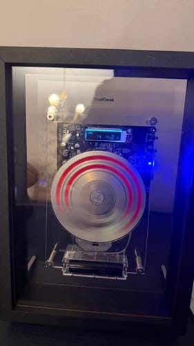 Customer photo review of M1 Music Frame CD Player