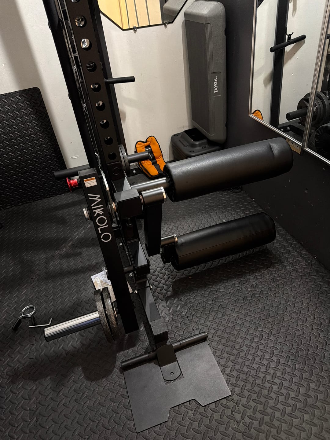Customer photo review of Rack Mounted Leg Extension and Curl Attachment - 2"×2"