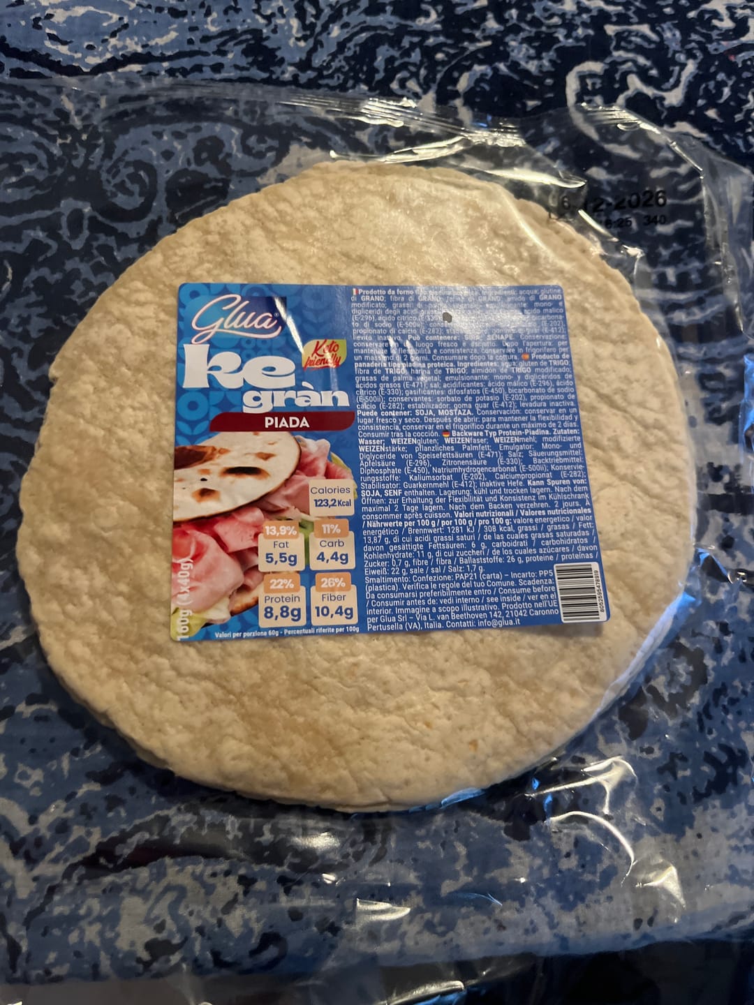 Customer photo review of Piada Proteica