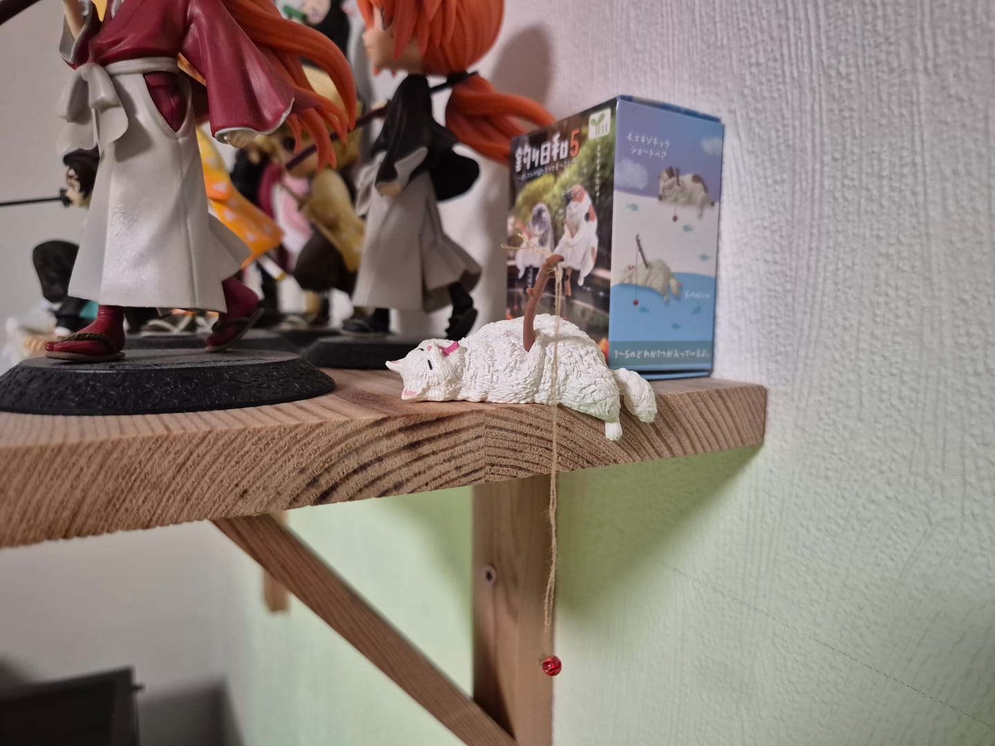 Customer photo review of Gachapon katt och fiskespö figurin
