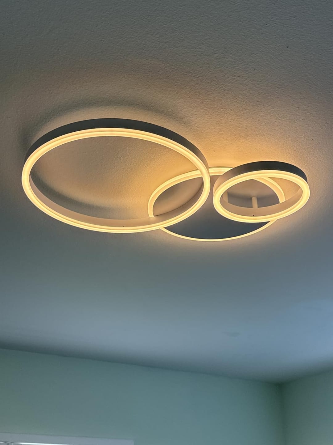 Customer photo review of WOMO Runde LED-Deckenleuchte mit Unterputzmontage-WM1032