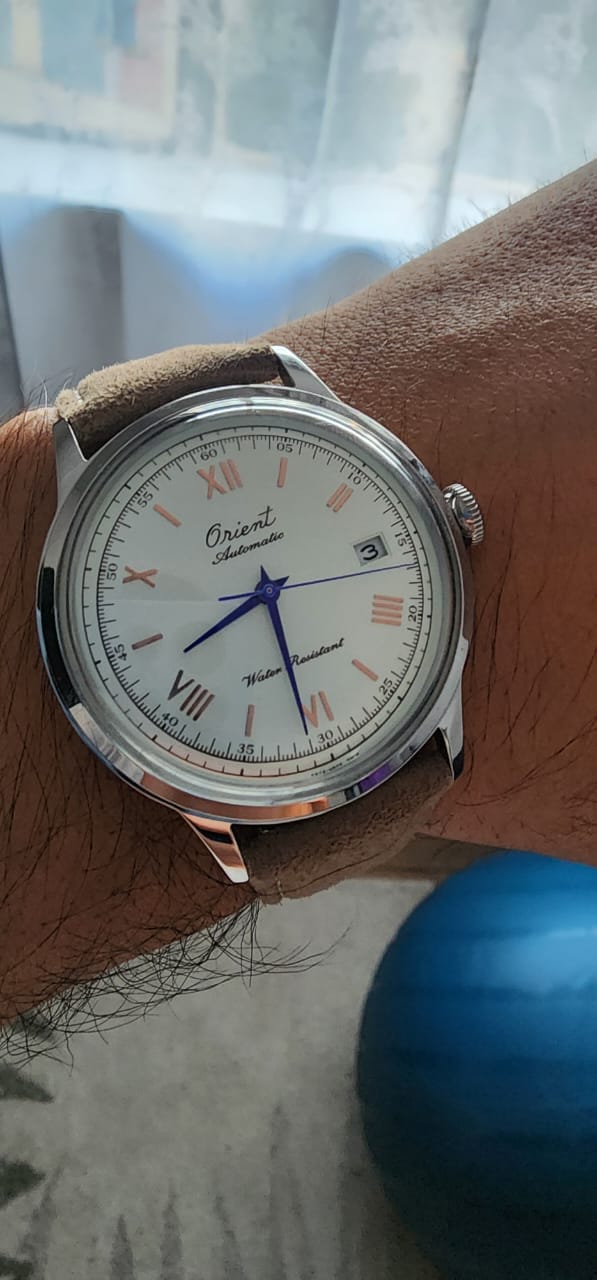 Customer photo review of Reloj Orient RA-AC0027S Bambino 40.5mm Automático [75th Edición Limitada]
