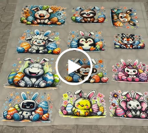 Customer video review of DTF Transfers Gangsheet Builder