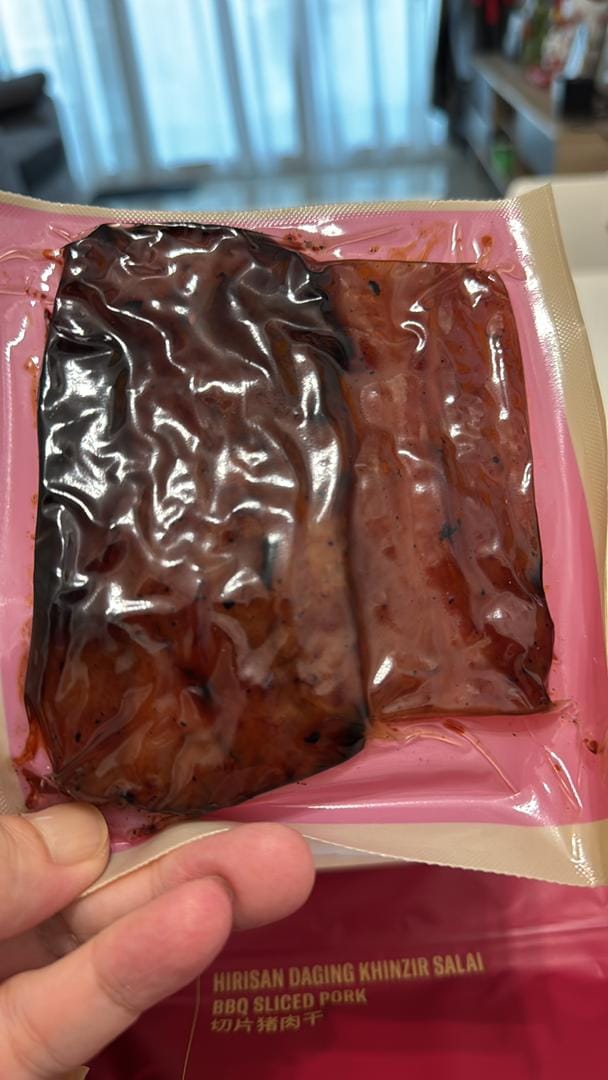 Customer photo review of BBQ Sliced Pork Dried Meat Bakkwa