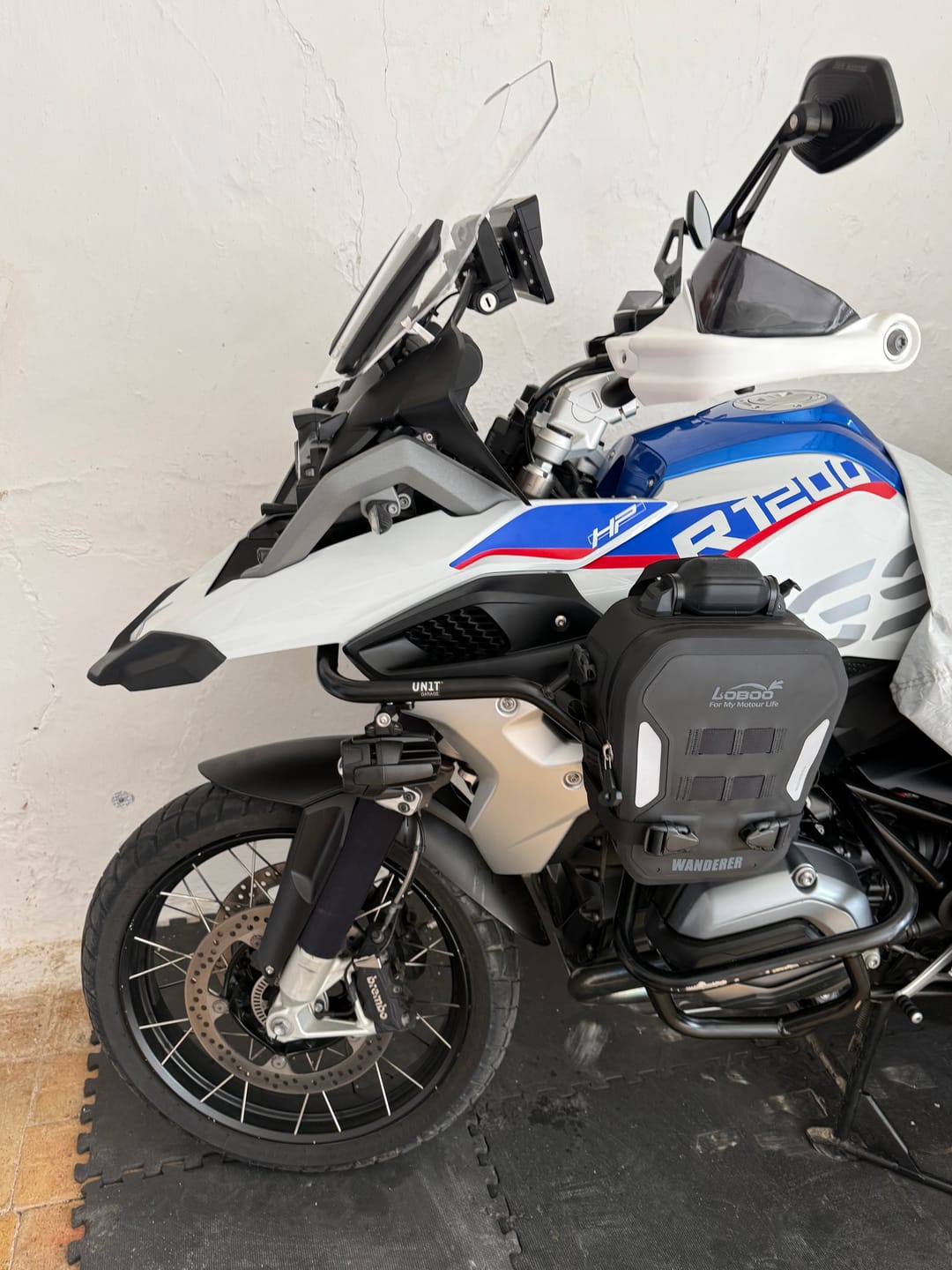 Customer photo review of Alps Inflatable Crash Bar Bag | 300KG Passive Protection | IPX7 Waterproof