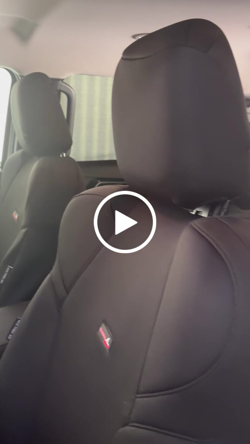 Customer video review of Sharkskin PLUS Seat Covers for Isuzu MU-X 5 Seater (June/2021-On)