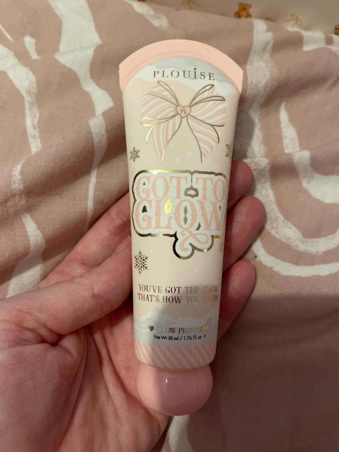 Customer photo review of P.Louise Got To Glow Shimmer Primer