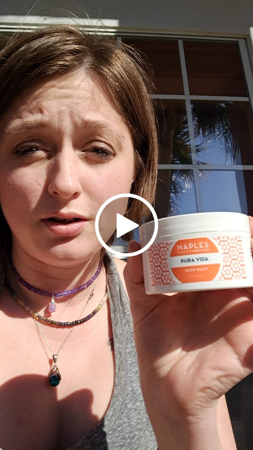 Customer video review of Pura Vida Body Balm 3oz