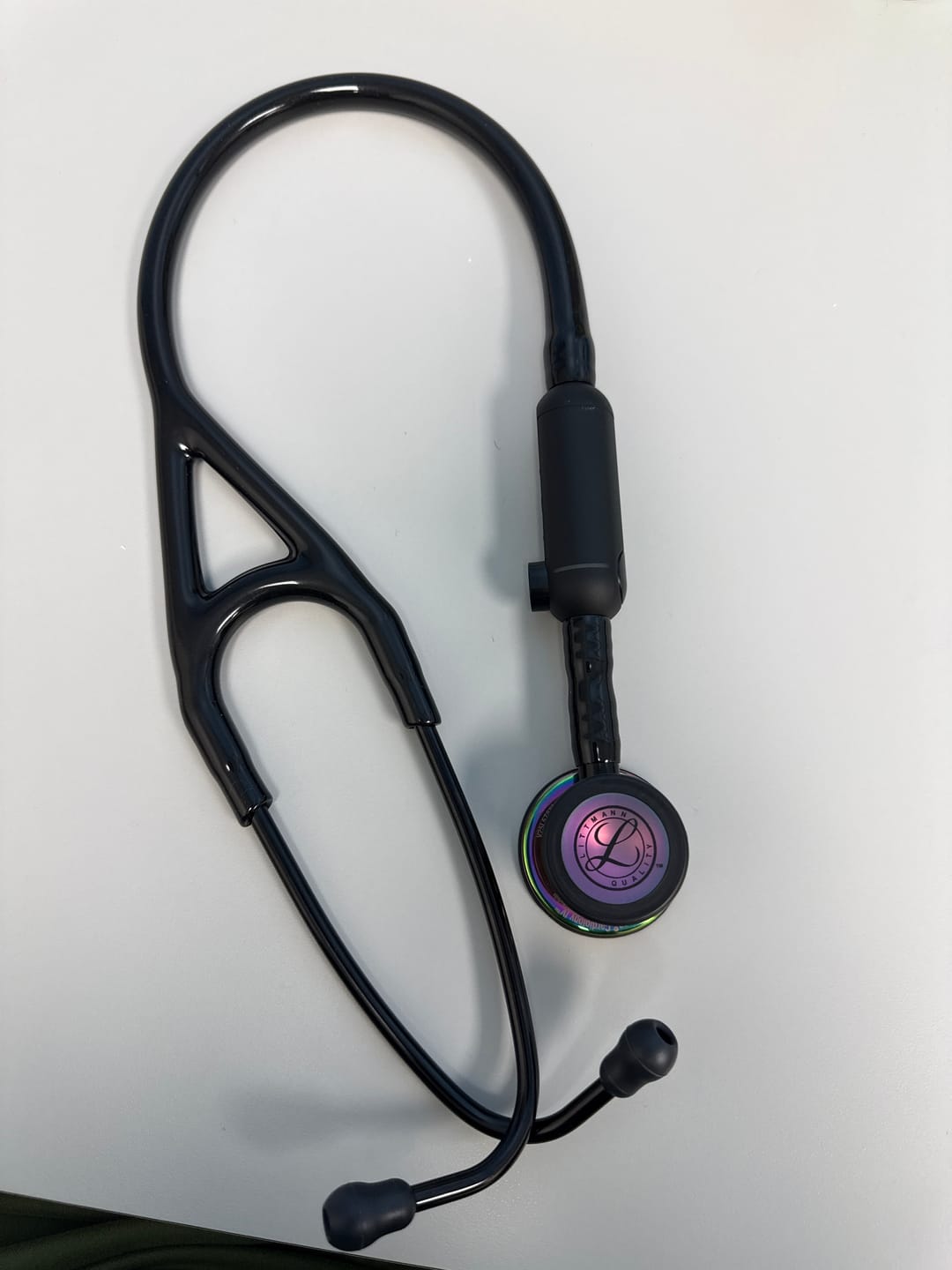 Customer photo review of Littmann CORE Digital Stethoscope - 8570 High Polish Rainbow & Black
