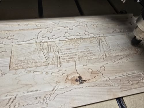 Customer photo review of Hard Maple Panel